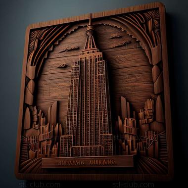 3D model empire state (STL)